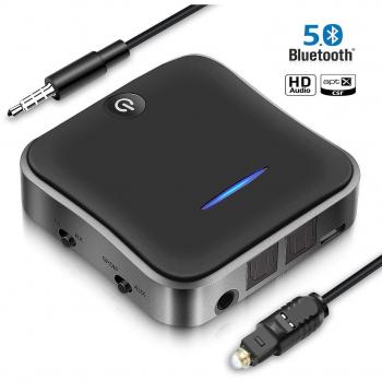 SONRU Bluetooth 5.0 Trasmettitore Rete + Ricevitore Digitale