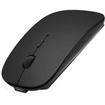 Mouse wireless con tecnologia Bluetooth 4.0 compatibile con laptop, MacBook, iPad e iPhone (iOS 13.1.2 e successive) / PC / computer Android Mini mouse silenzioso ricaricabile per Windows, Linux e macOS
