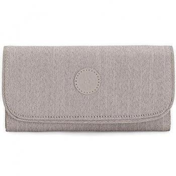 Kipling Money Land, Cartera-monedero para Mujer, Gris Beige Pep (Multicolor), L