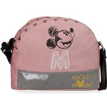 Disney Mickey The Blogger Bandolera Rosa 20,5x16,5x6 cms PVC y Poliéster