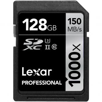 Schede Lexar 128GB Professional 1000x SDXC UHS-II (LSD128CRBEU1000)