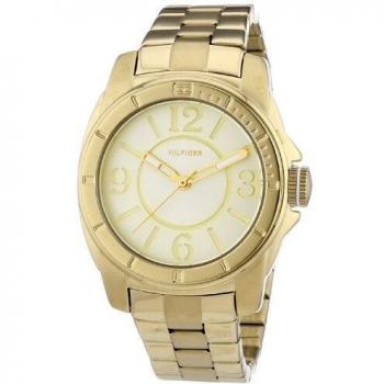 Reloj Tommy Hilfiger con correa de acero inoxidable dorado
