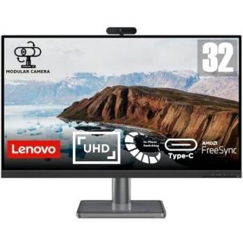 Lenovo L32p-30 Monitor PC 80 cm (31.5) 3840 x 2160 Pixel 4K Ultra HD LED Nero, Argento USATO