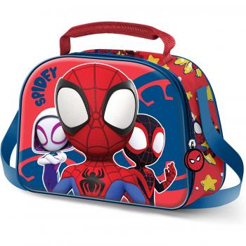 Bolsa portameriendas 3D Spiderman Marvel