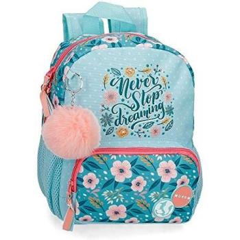 Movom Never Stop Dreaming Mochila Guardería Azul 23x28x10 cms Poliéster 6,44L