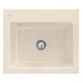 Villeroy & Boch Subway 60 S Fregadero 60 x 51 cm Sin Escurridor Marfil CeramicPlus