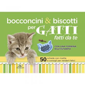 Bocconcini & biscotti per gatti fatti da te. 50 schede con ricette e consigli per renderli felici. Con gadget