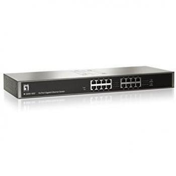 LevelOne Switch Rackmount 16 Porte Gigabit