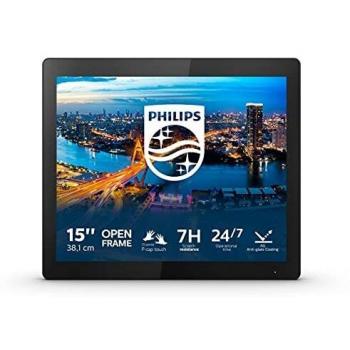 Philips monitor 15 Open Frame capacitivo a 10 punti IP65 con risoluzione 1024x768 e interfacce VGA/DP/DVI/HDMI multimediale (152B1TFL/00)