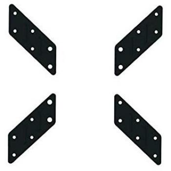 Adattatore per Supporto VESA da 200x200 a 400x400 Techly Nero