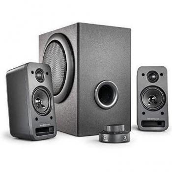 Wavemaster 66503 Mx3+ 2.1 Speaker System (50 Watt) for TV/Tablet/Smartphone/PC Black