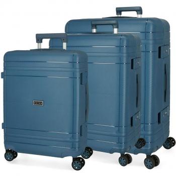 Movom. Juego de Maletas Dimension Rígidas marino 55-66-75cm