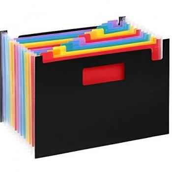 Clasificador Acordeón Viquel Rainbow 12 Pestañas Multicolor