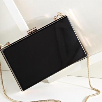 Bolso de Hombro Cruzado para Mujeres en Negro y Blanco