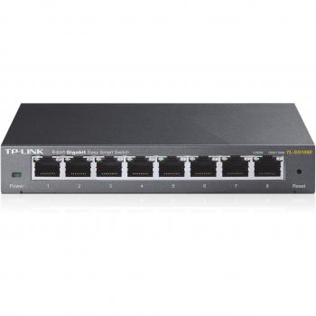 Switch 8 Porte TL-SG108E TP-Link, RJ45 Gigabit, Monitoraggio Rete