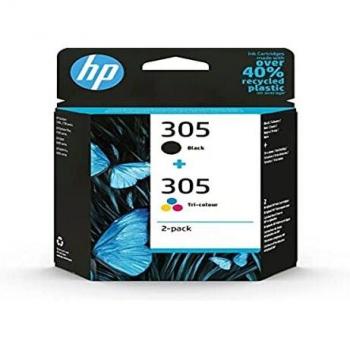 HP 305 2-PACK TRI-COLOR/BLACK