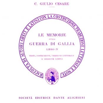 Le memorie sulla guerra di Gallia. Libro 4º. Versione interlineare