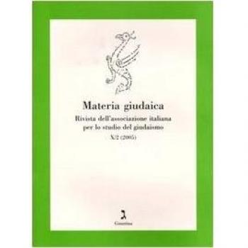 Materia giudaica. Rivista dell'Associazione italiana per lo studio del giudaismo