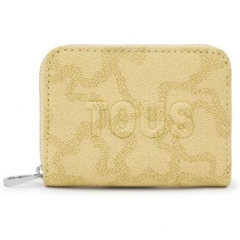 Monedero TOUS Kaos Icon Crema Lona Piel Sintética