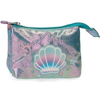 Enso Be A Mermaid, Billetero Niñas, Verde (Green), 14x10x3,5 Cm