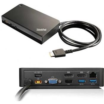 Dock ThinkPad OneLink con alimentatore CA a punta sottile da 65 W