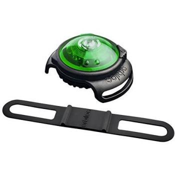 Orbiloc perro dual Luz LED verde para seguridad
