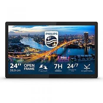 PHILIPS MONITOR TOUCH 23,8 LED IPS FHD 16:9 4MS 350 CDM, VGA/DVI/DP/HDMI, OPENFRAME
