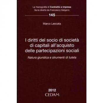 Diritti del socio di societa' di capitali