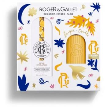Cofre de Colonia Bois Orange con Vela Roger & Gallet