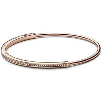 PANDORA PULSERA RIGIDA SIGNATURE I-D PAVE