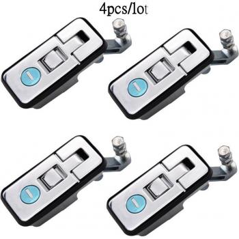 Candado de Compresión para Manija de Pestillo 4 Unidades 8.5x4x2.7 cm