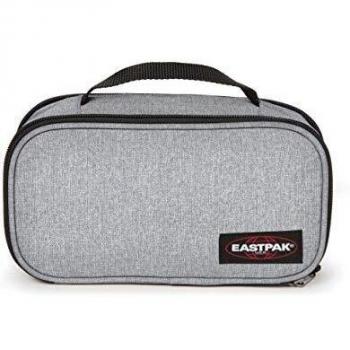 Eastpak Flat Oval L Estuche, 23 Cm, Gris (Sunday Grey)