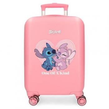 Disney Maleta De Cabina ABS Rígida Stitch One Of A Kind Rosa