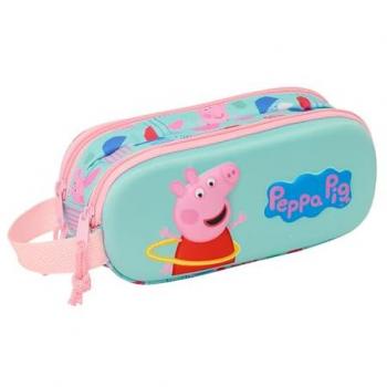 Portatodo Doble 3D Peppa Pig