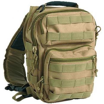 Mochila Bandolera Táctica Coyote 30X22X13 Cm