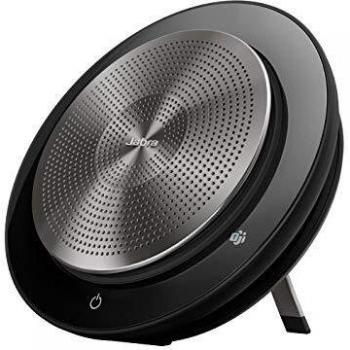 Jabra Speak 750 Speaker per Telefono, Altoparlante per Conferenze Certificato Microsoft con Cavo USB e Adattatore Bluetooth, Collegabile al Computer, Tablet o Telefono