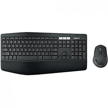 Logitech MK850 Performance Wireless Keyboard and Mouse, QWERTZ Layout, Switzerland, Black