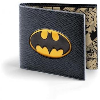 Billetera Hombre Batman Batsignal, Negra