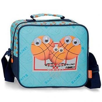 Neceser Enso Basket Family con Bandolera, Azul, 23x20x9 cm
