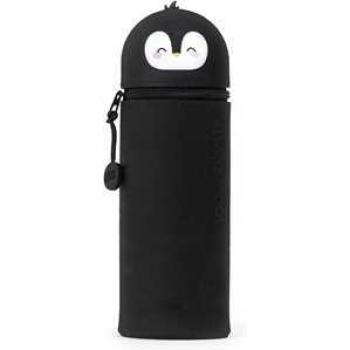 Estuche Portatodo De Silicona 2 en 1 Pingüino