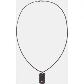 Collar Tommy Hilfiger Negro Acero Inoxidable