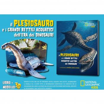 Il Plesiosauro, e i grandi rettili, acquatici dell'era dei Dinosauri, Libro 3D