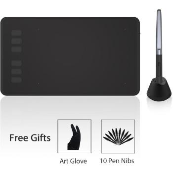 Huion Kamvas Pro 13 Pen Display Tablet con Sensibilità di Pressione a 8192 Livelli e Tasti Personalizzabili