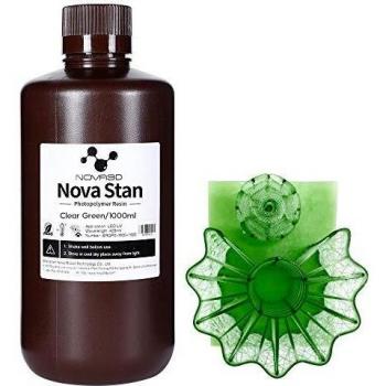 Nova3D 3D Rapid Resin 405 nm Green Transparent 1 kg