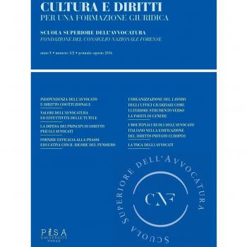 Cultura e diritti. Per una formazione giuridica (2016) vol. 1-2 (2016)