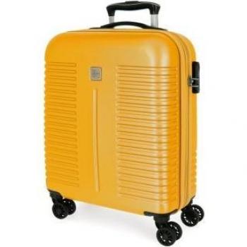 Maleta de Cabina Roll Road India Expandible ocre