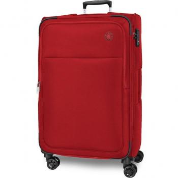 Maleta grande Movom Atlanta 77 cm roja