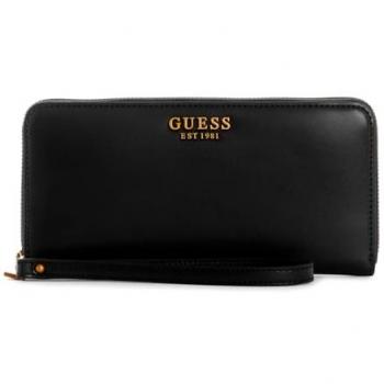 Cartera de cuero negro Guess VB850046