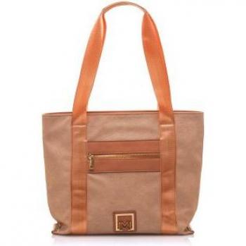 Bolso Mariamare See Naranja con Cierre de Cremallera