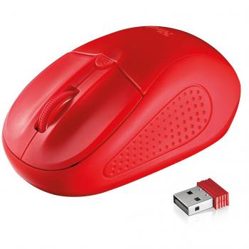Trust Optical Wireless Mouse, Red